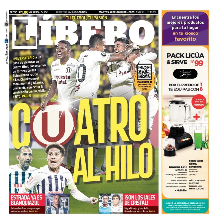 Universitario de Deportes podría obtener su cuarto título consecutivo