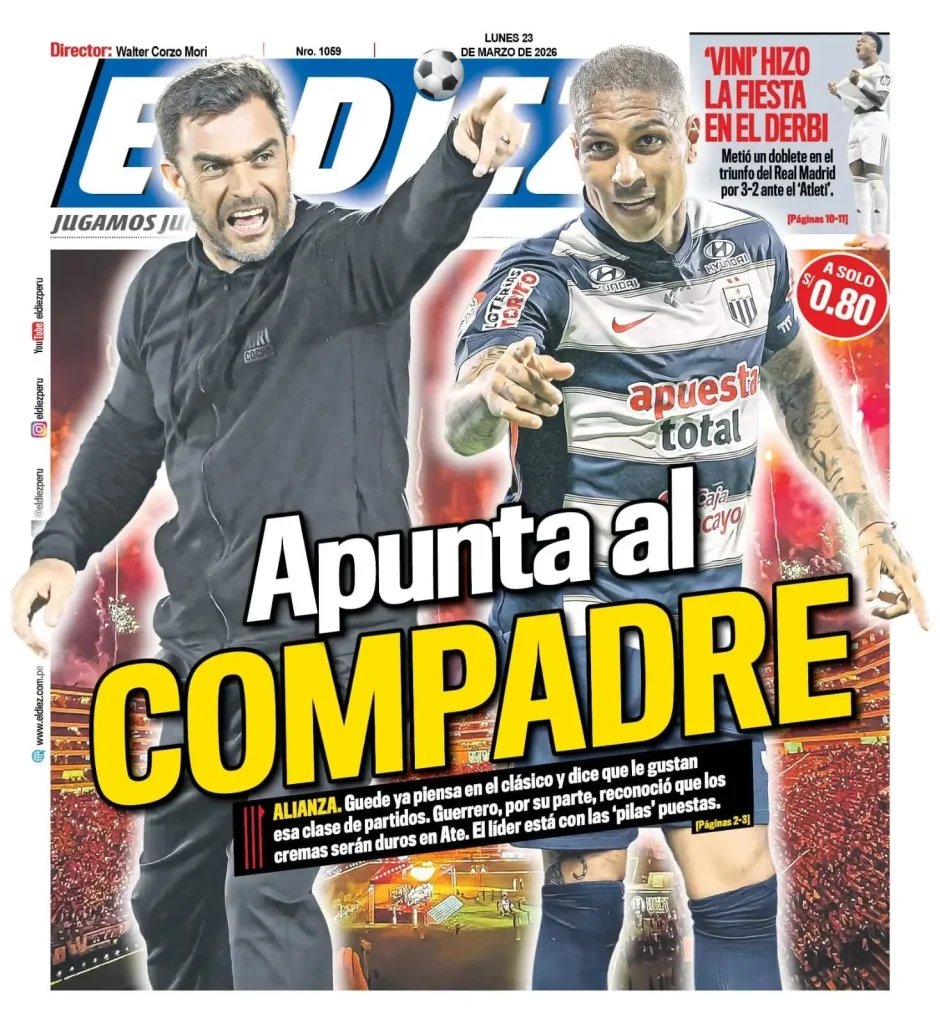 Portadas diarios deportivos peruanos hoy